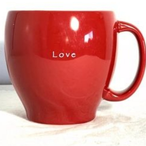 Starbucks red feng shui love coffee mug 2004
